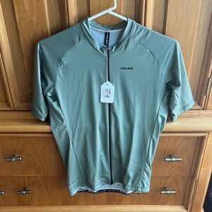 Velocity Air Performance Cycling Jersey in Sage Green